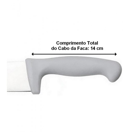 Faca Para Carne Lâmina Inox 25,5cm Professional 10" Class Home